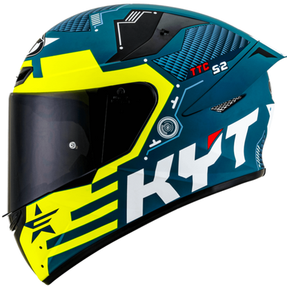 KYT TT Course Fuselage Helmet - Matt Yellow