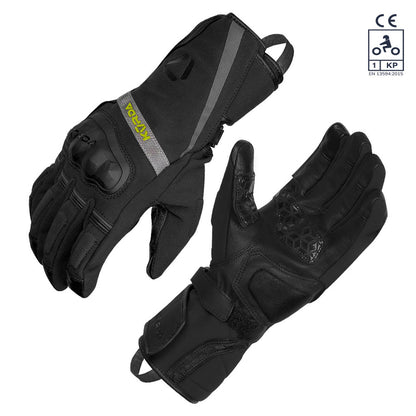 KORDA SPLASH WATERPROOF RIDING GLOVES - BLACK