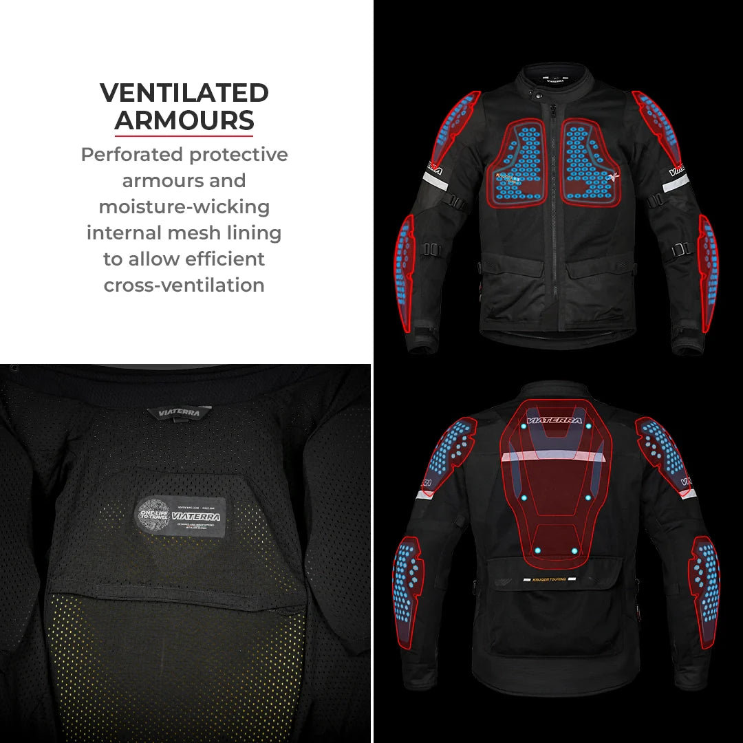 VIATERRA Kruger Air - Touring Jacket - Black