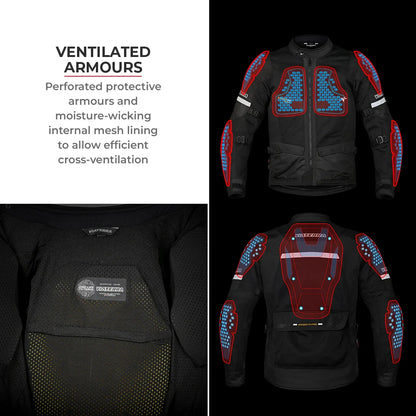 VIATERRA Kruger Air - Touring Jacket - Black