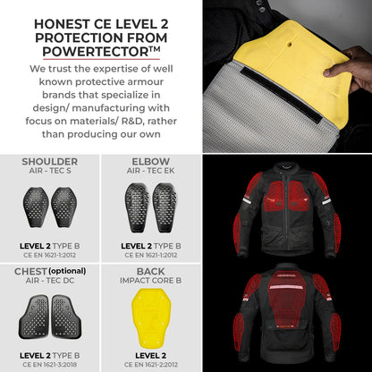 VIATERRA Kruger Air - Touring Jacket - Black