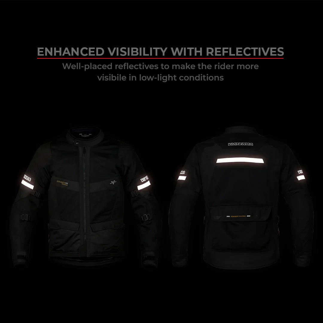 VIATERRA Kruger Air - Touring Jacket - Black