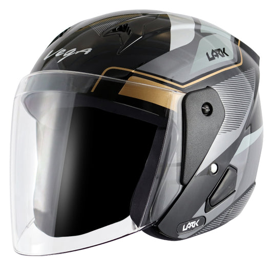 Vega Lark Legand Helmet - Black Silver