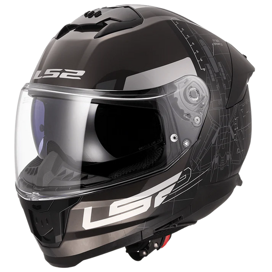 LS2 FF320 Stream II Air Force Helmet - Matt Black