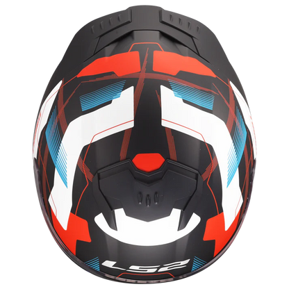 LS2 FF320 Stream II Mika Helmet - White Blue Red
