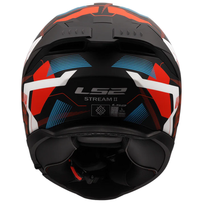 LS2 FF320 Stream II Mika Helmet - White Blue Red