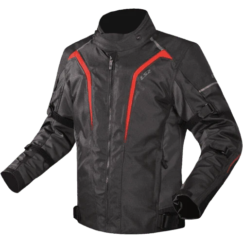 LS2 Sepang CE Class A Certified Jacket - Black Red