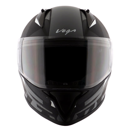 Vega Bolt Macho Helmet - Dull Black Grey