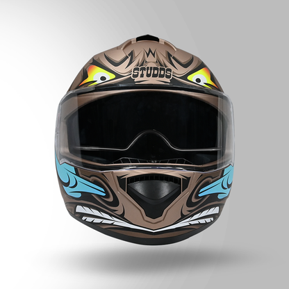 STUDDS DRIFTER D4 HELMET - MATT BROWN N12