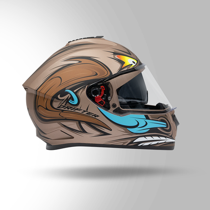 STUDDS DRIFTER D4 HELMET - MATT BROWN N12