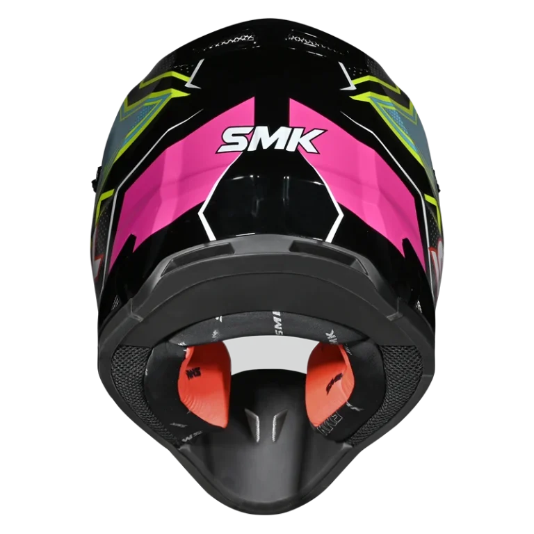 SMK Allterra Maverix Helmet - GL 259 Black Blue Pink