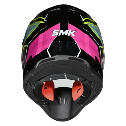 SMK Allterra Maverix Helmet - GL 259 Black Blue Pink