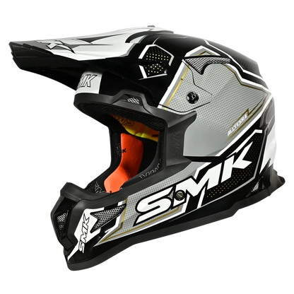 SMK Allterra Maverix Helmet - GL 261 Black Grey White