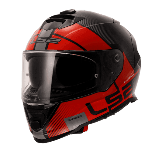 LS2 FF800 Storm II Epic Helmet - Black Red