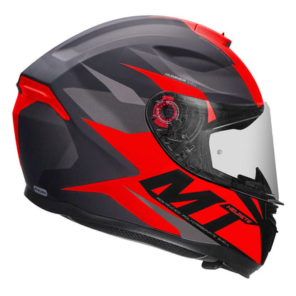 MT HUMMER BRAVE HELMET - Matt Red