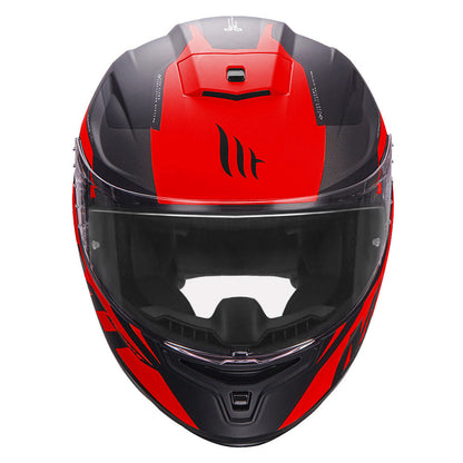 MT HUMMER BRAVE HELMET - Matt Red