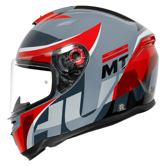 MT HUMMER OASIS HELMET - Grey & Red