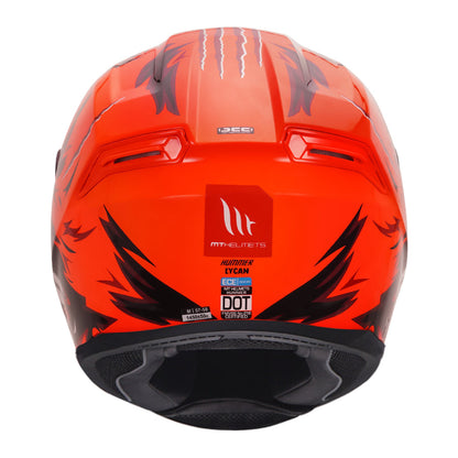 MT HUMMER LYCAN HELMET - Glossy Red