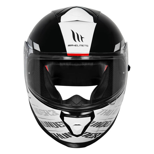 MT THUNDER3 PRO DAMER HELMET - Glossy white