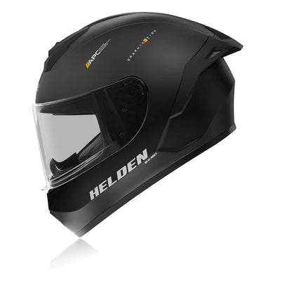Reise Helden Motorcycle Riding Helmet - Solid Matt Black