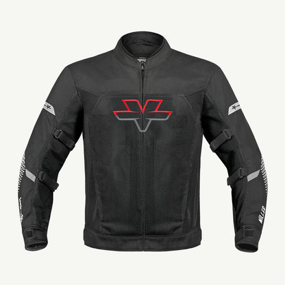 VIATERRA Miller – Street Mesh Riding Jacket - Black