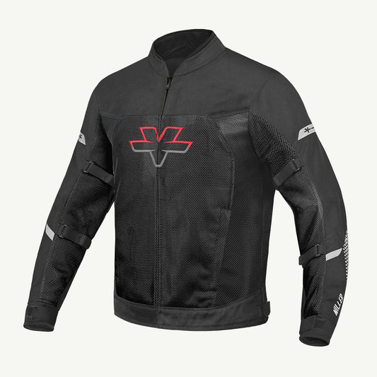 VIATERRA Miller – Street Mesh Riding Jacket - Black