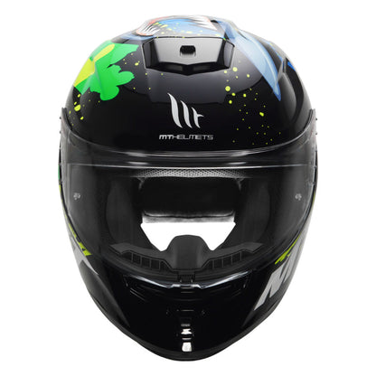 MT HUMMER SHARK HELMET - Fluroscent Yellow