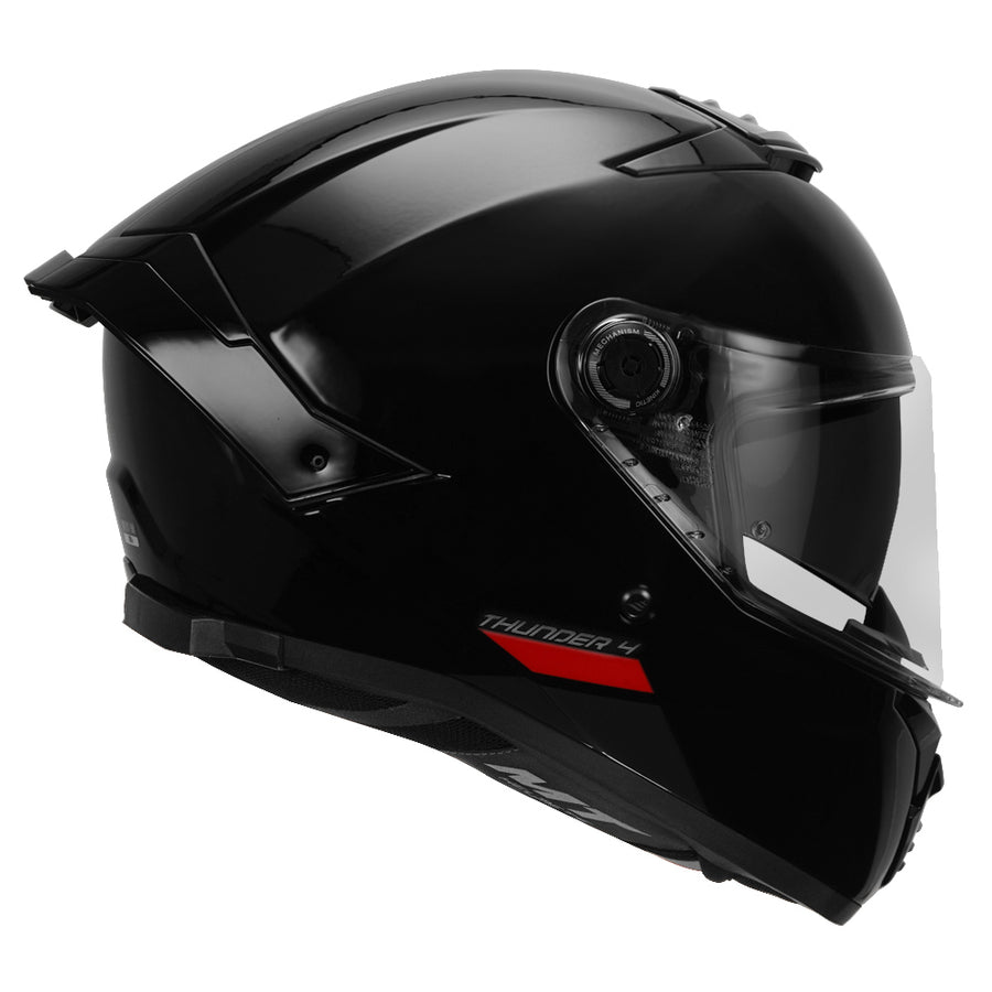MT THUNDER4 SV A1 SOLID HELMET - Glossy Black