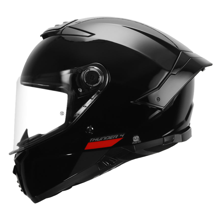 MT THUNDER4 SV A1 SOLID HELMET - Glossy Black