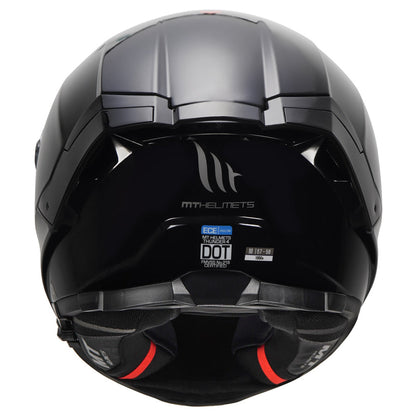 MT THUNDER4 SV A1 SOLID HELMET - Glossy Black