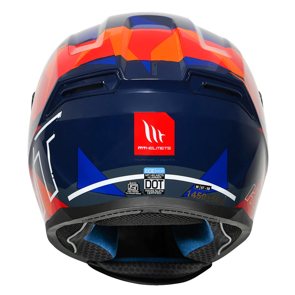 MT HUMMER MONTI HELMET - Orange