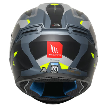 MT HUMMER NIGHTHAWK HELMET - Matt Grey