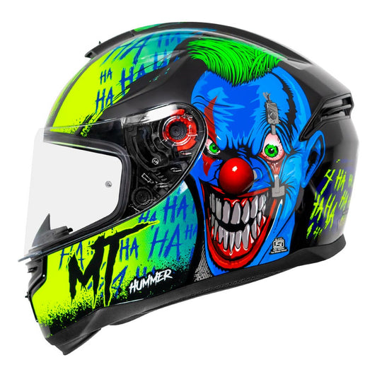 MT HUMMER JESTER HELMET - Fluorescent Yellow