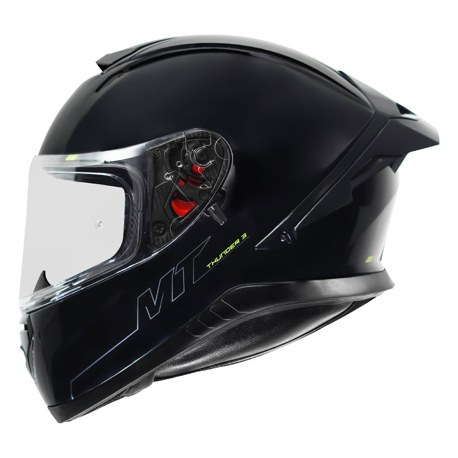 MT THUNDER3 PRO SOLID HELMET - Glossy Black