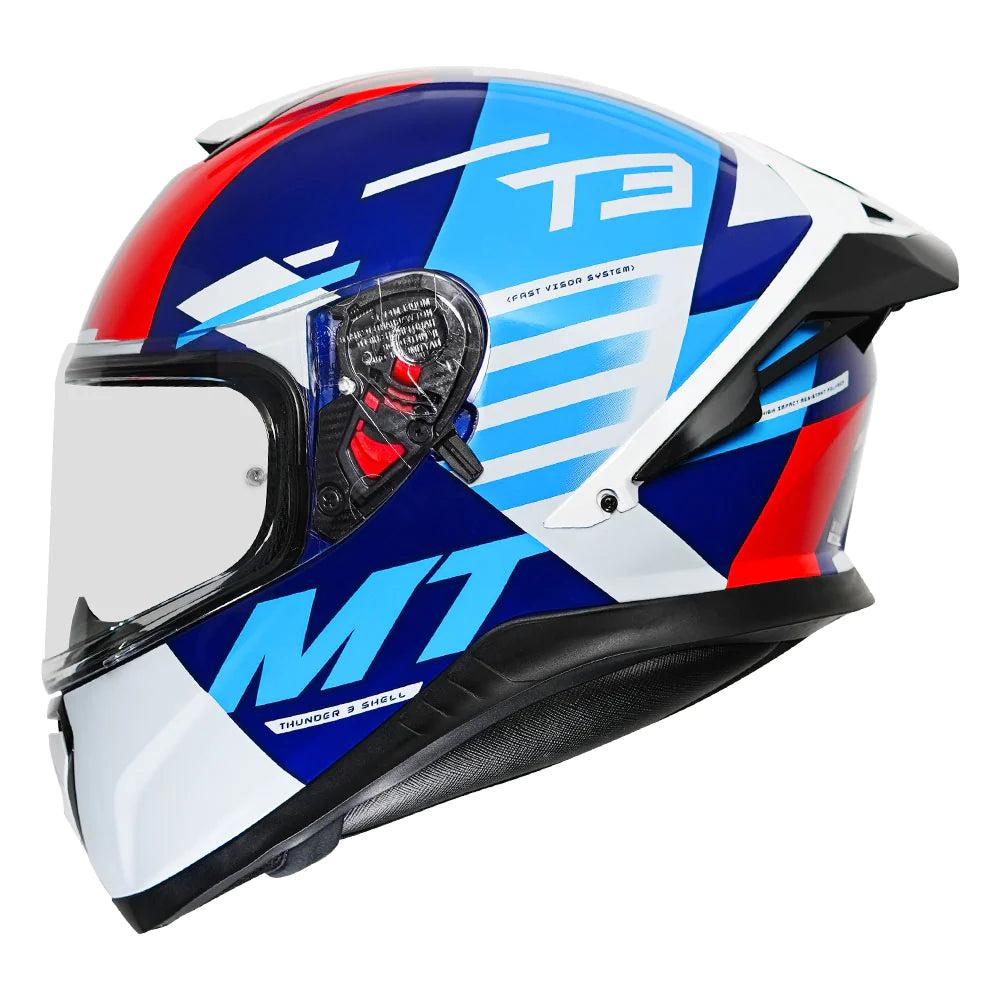 MT THUNDER3 PRO DEEP HELMET - Blue