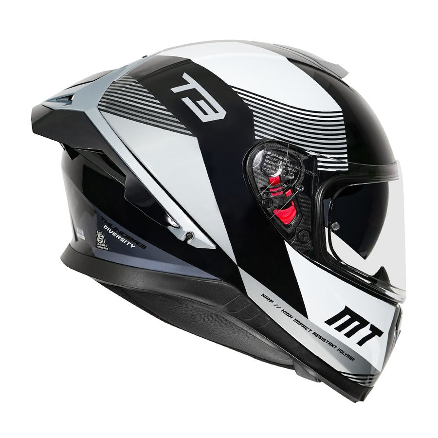 MT THUNDER3 PRO DIVERSITY HELMET - Grey