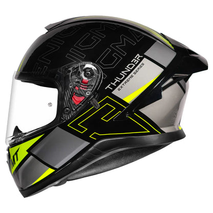 MT THUNDER3 PRO ENIGMA HELMET - Gloss Yellow