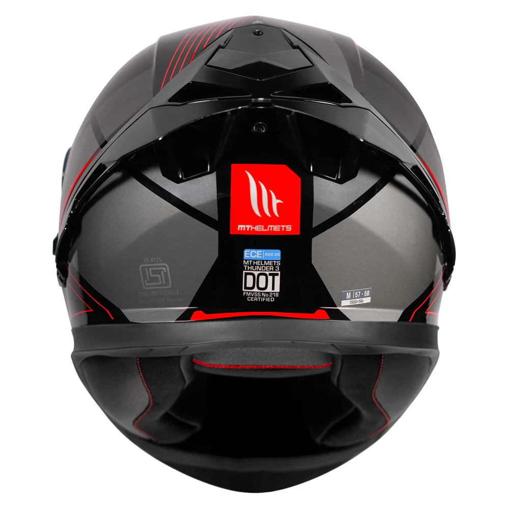 MT THUNDER3 PRO ENIGMA HELMET - Gloss Red