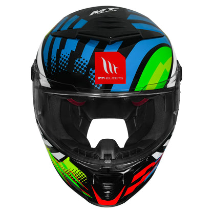 MT Thunder4 Drax Helmet - Green & Blue