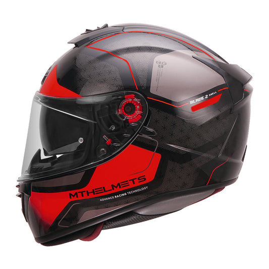 MT HELMET BLADE 2SV AURA - Red