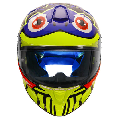 joker mt helmet Targo (Gloss) Motorcycle Biker's Pad snug fit Added Safety Technology MT Targo Helmet - Joker