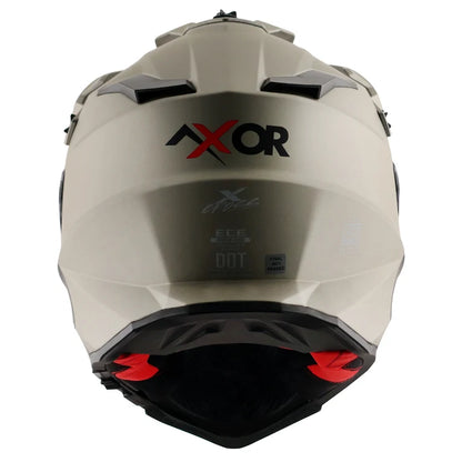 AXOR X-CROSS DUAL VISOR HELMET - NICKEL