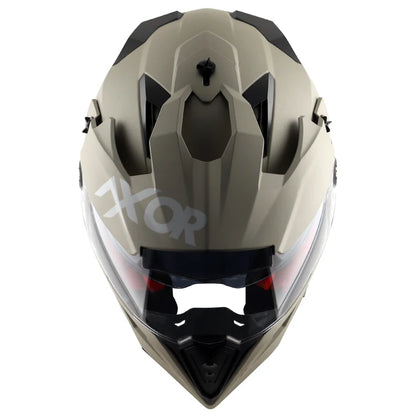 AXOR X-CROSS DUAL VISOR HELMET - NICKEL