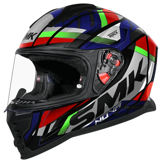 SMK Novo Track Helmet - GL 268 (Back Grey Green)