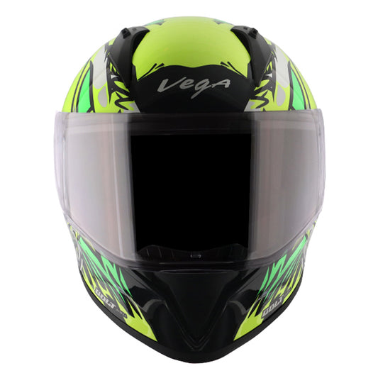 Vega Bolt Bunny Helmet - Black Neon Yellow