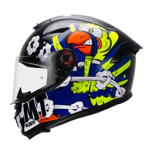 MT HUMMER OTAKU HELMET - Glossy Black