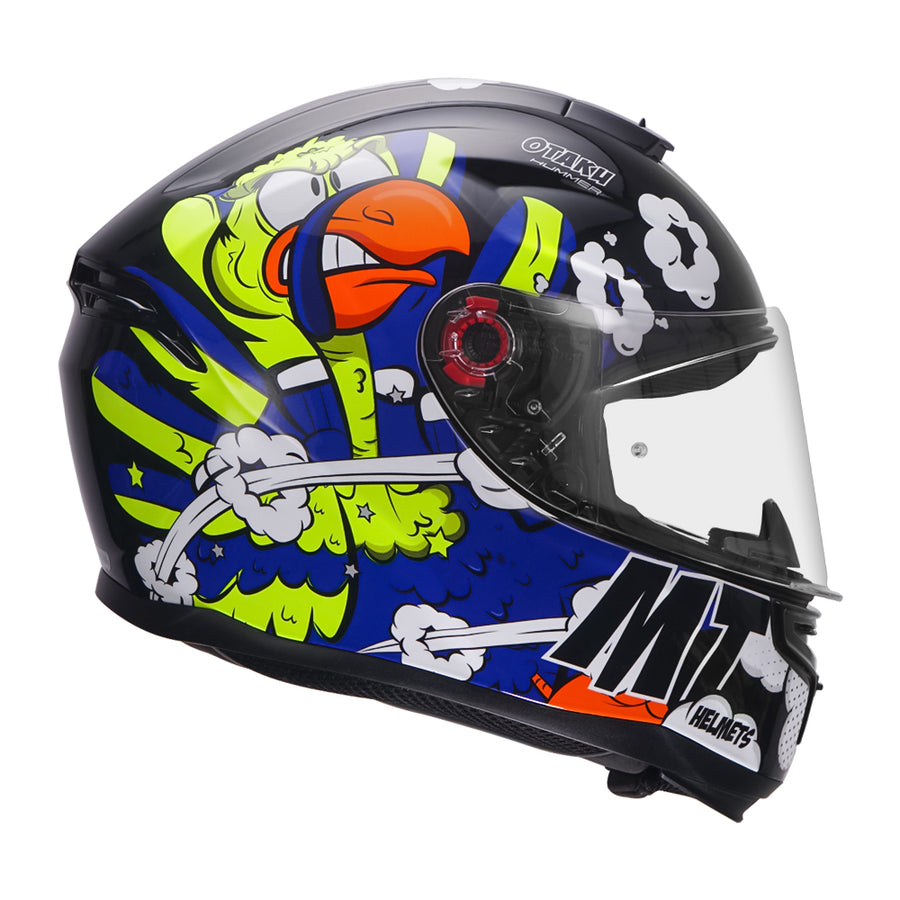 MT HUMMER OTAKU HELMET - Glossy Black
