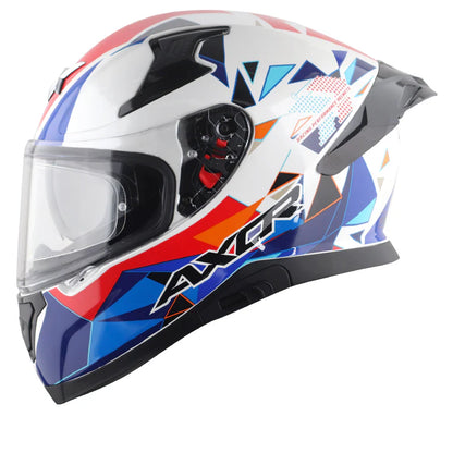 Axor Apex Prism Helmet - WHITE BLUE