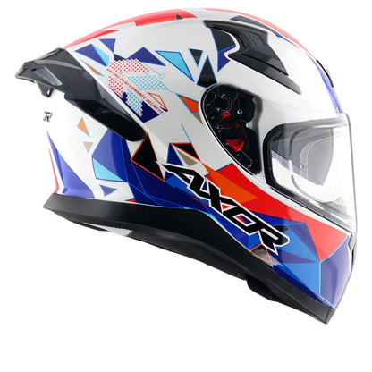 Axor Apex Prism Helmet - WHITE BLUE