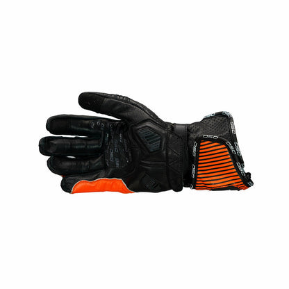 DSG Race Pro Riding Glove Black Red Fluo White